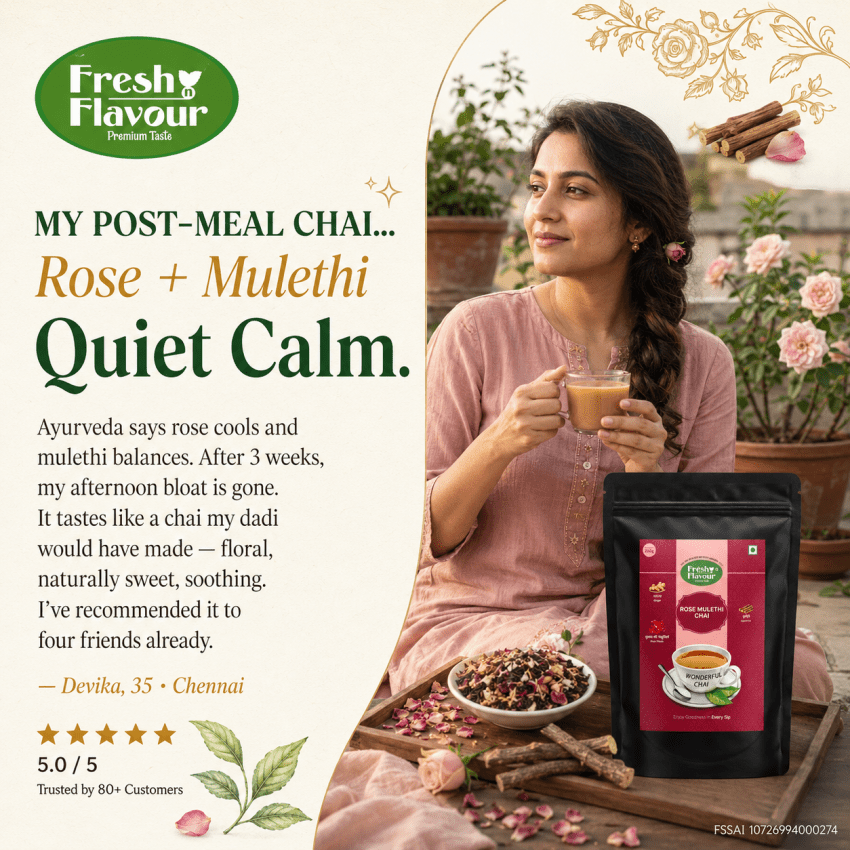 Fresh n Flavour fnf rose testimonial panel