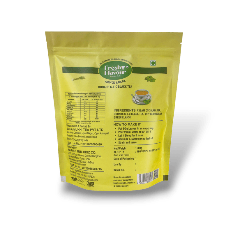 Lemongrass CTC chai - Freshful Chai