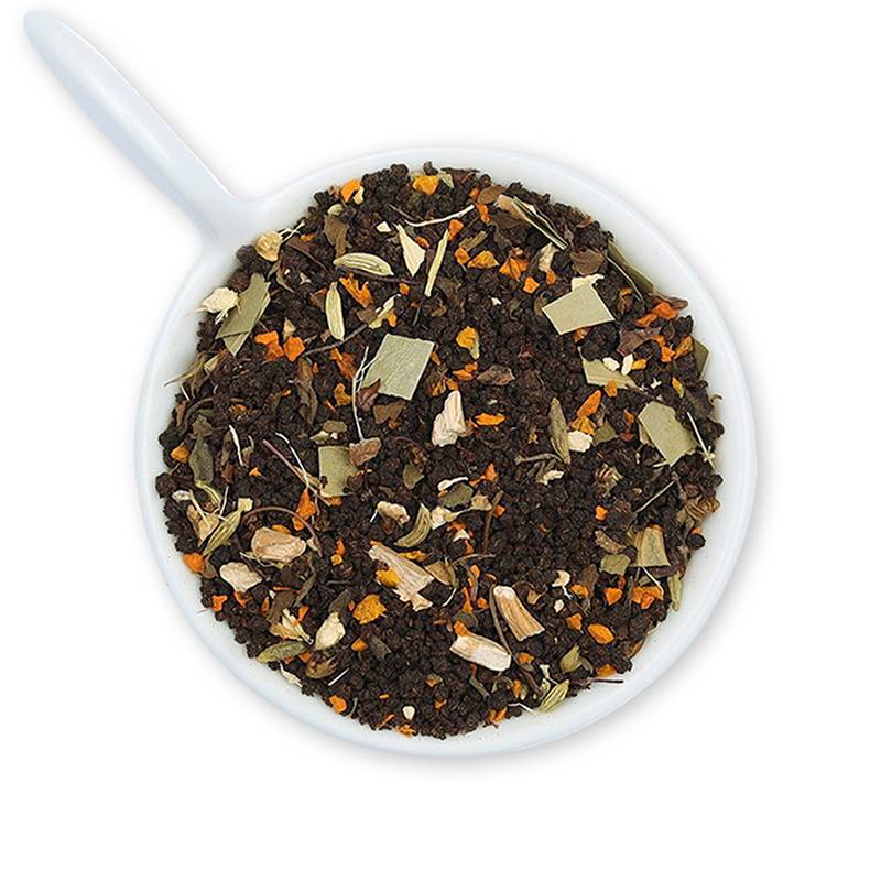 Fresh n Flavour Ayurvedic CTC Chai 250g pack – 9 herb wellness blend with ashwagandha turmeric tulsi – front view